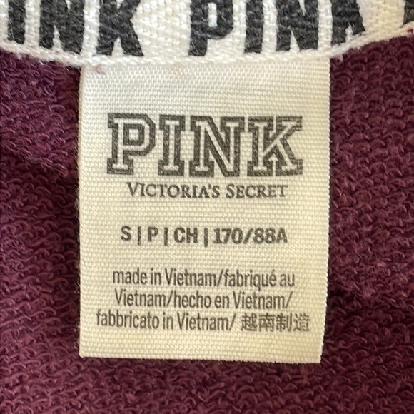 Victoria Secret Pink Purple Graphic Sweatshirt - Picture 4 of 5